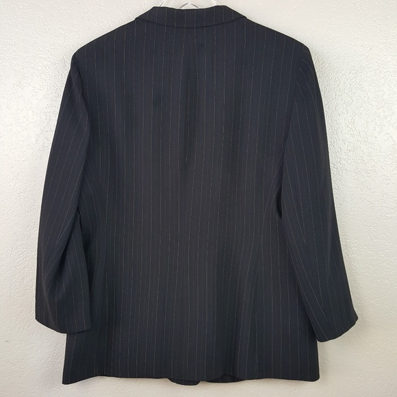 Classic Lauren Ralph Lauren Grey Pinstripe Blazer 42S JM182